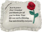 David Fischhoff Grandad red pink memo cushion, cream