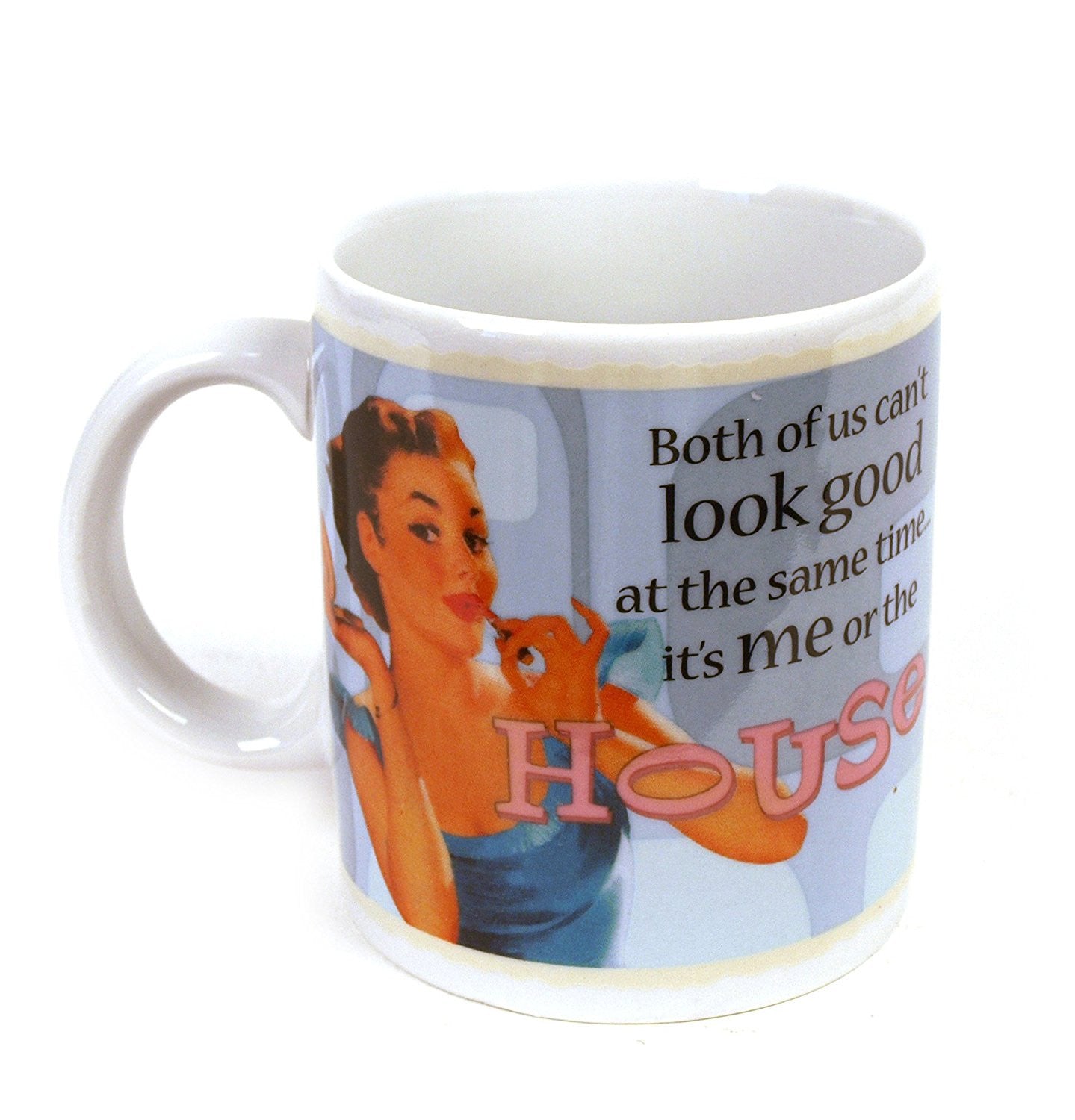 Fun Retro Style Mug House Design - hanrattycraftsgifts.co.uk