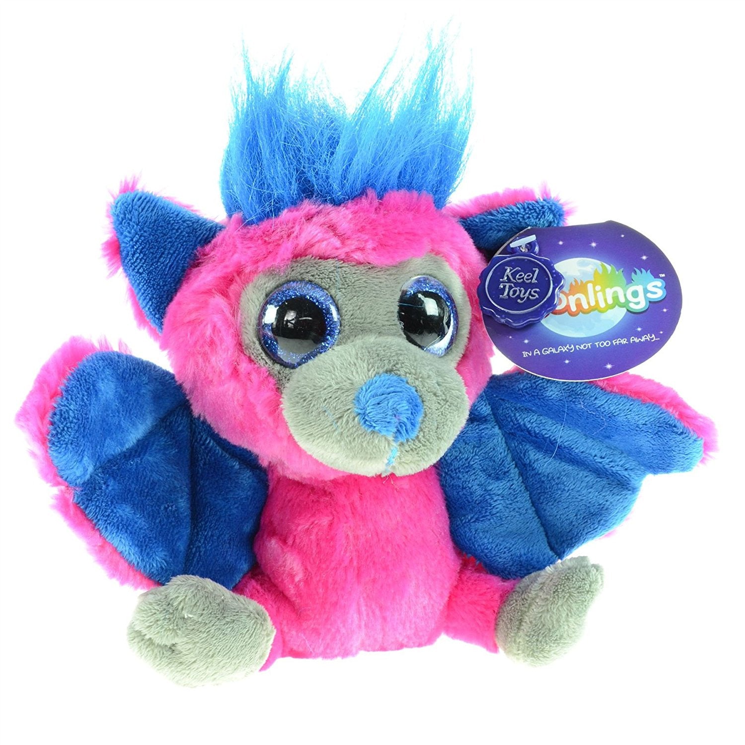 Moonling Bat 14cm Fushia Pink - hanrattycraftsgifts.co.uk