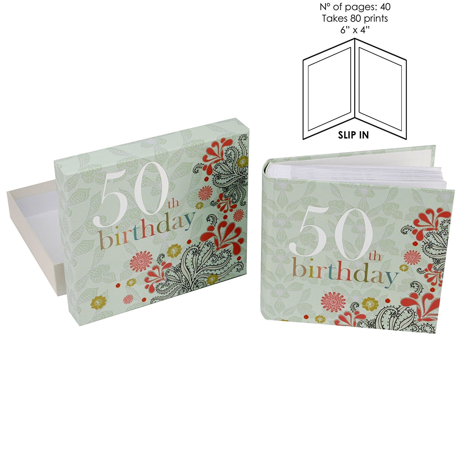 Laura Darrington Nouveau Delights Album 6"x4" - 50th - hanrattycraftsgifts.co.uk
