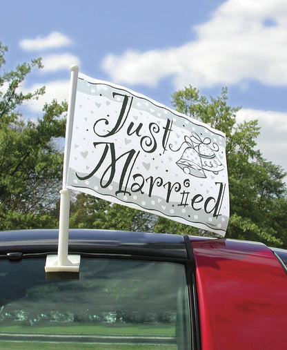Just Married Wedding Car Decoration - hanrattycraftsgifts.co.uk