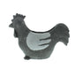 Juliana Country Living - 30cm Grey Rooster Planter - hanrattycraftsgifts.co.uk