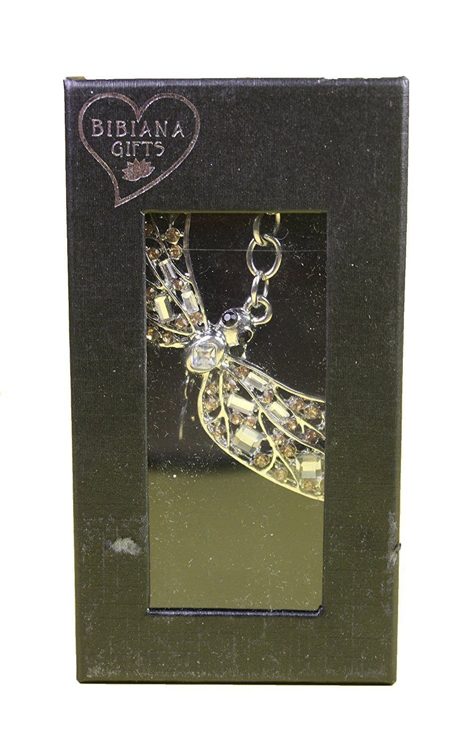 Dragonfly Diamante Keyring and Presentation Box - hanrattycraftsgifts.co.uk