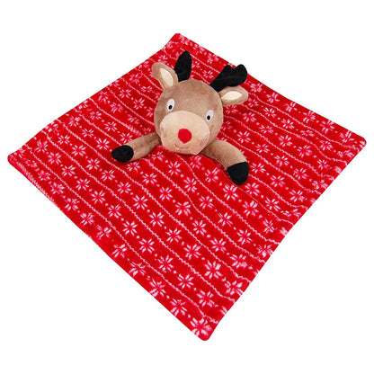 Newborn Baby Gifts Warm Blankets Sets For Girls Boys Unisex Winter Cotton Fleece Animal Comforter Christmas - hanrattycraftsgifts.co.uk