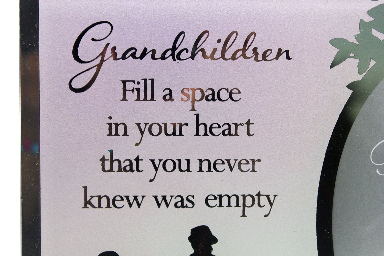 Grandchildren Sentiment - Fill a space in your heart photo frame gift - hanrattycraftsgifts.co.uk