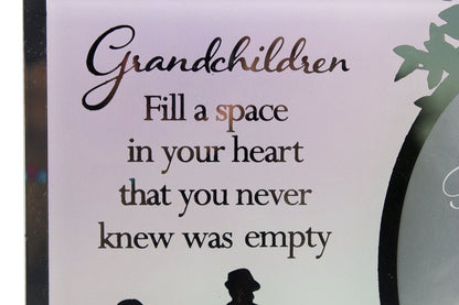 Grandchildren Sentiment - Fill a space in your heart photo frame gift - hanrattycraftsgifts.co.uk