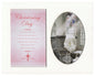 Christening Day (Pink) Special Keepsake Photo Frame Mount - hanrattycraftsgifts.co.uk