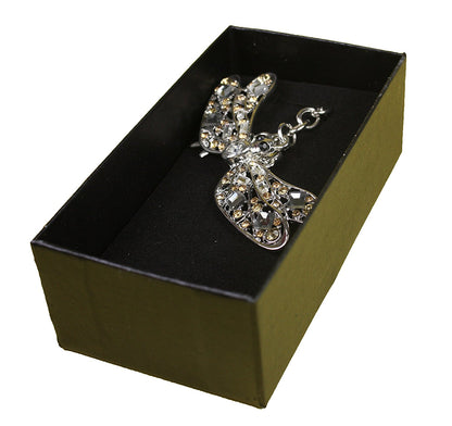 Dragonfly Diamante Keyring and Presentation Box - hanrattycraftsgifts.co.uk
