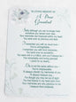 In Loving Memory - Of A Dear Grandad - Grave/Graveside Memorial Card - hanrattycraftsgifts.co.uk
