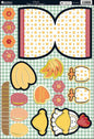 Wobbler Die-Cut Punch-Out Card 2-Sheet Pack-Chuck White/Orange - hanrattycraftsgifts.co.uk