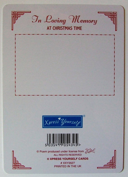 Daughter Grave Card - Christmas Memorial Grave Card - hanrattycraftsgifts.co.uk