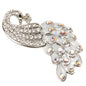 Peacock Wityh Crystals Brooch - hanrattycraftsgifts.co.uk