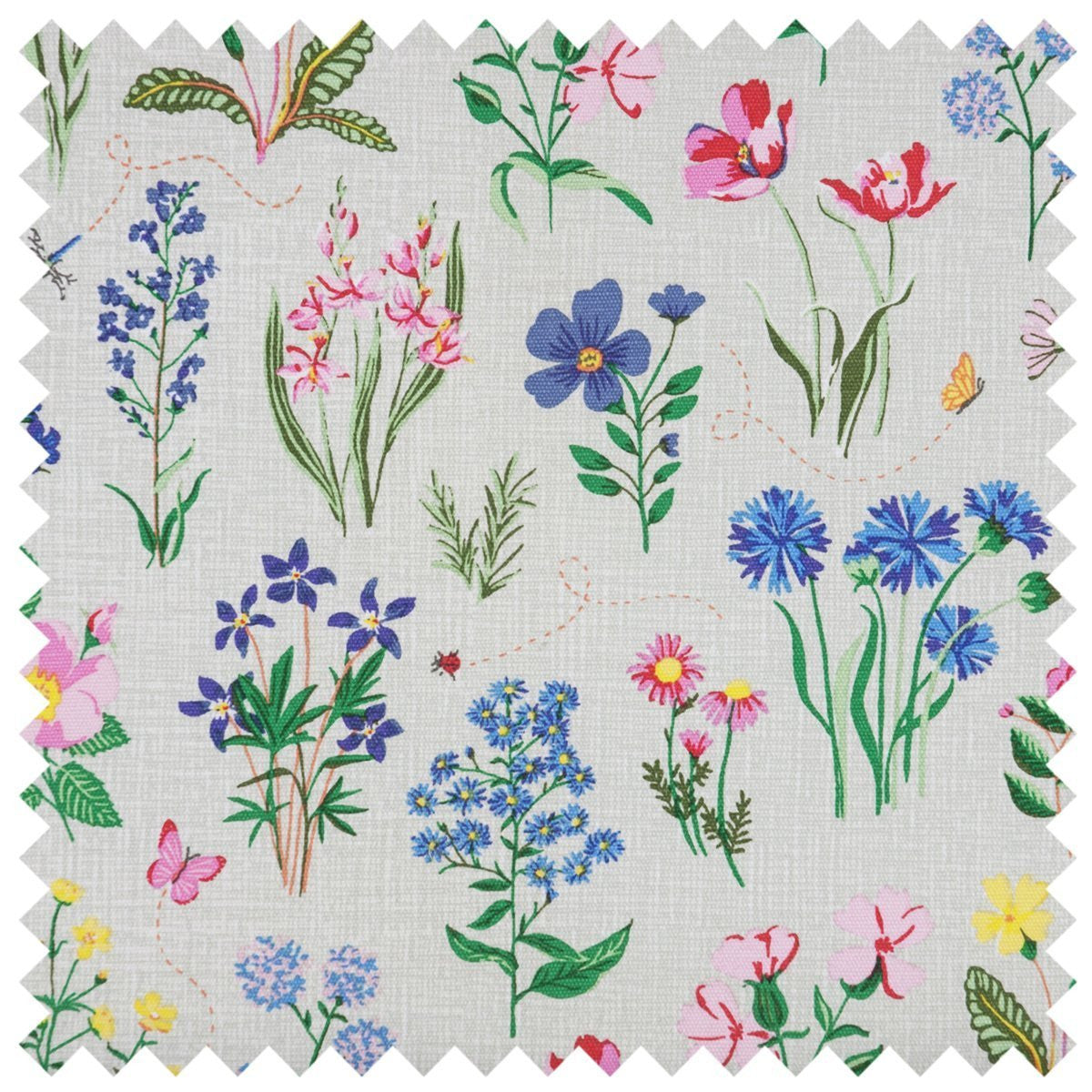 Knitting Bag (Fabric Handles) - Spring Garden | Hobby Gift MR469872 | 15x42x17½ cm - hanrattycraftsgifts.co.uk