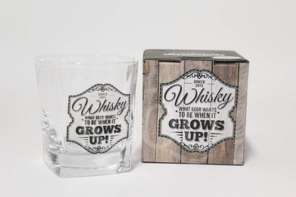 Gents quarts New Men's Whiskey Spirits Glass – 3 Designs - hanrattycraftsgifts.co.uk