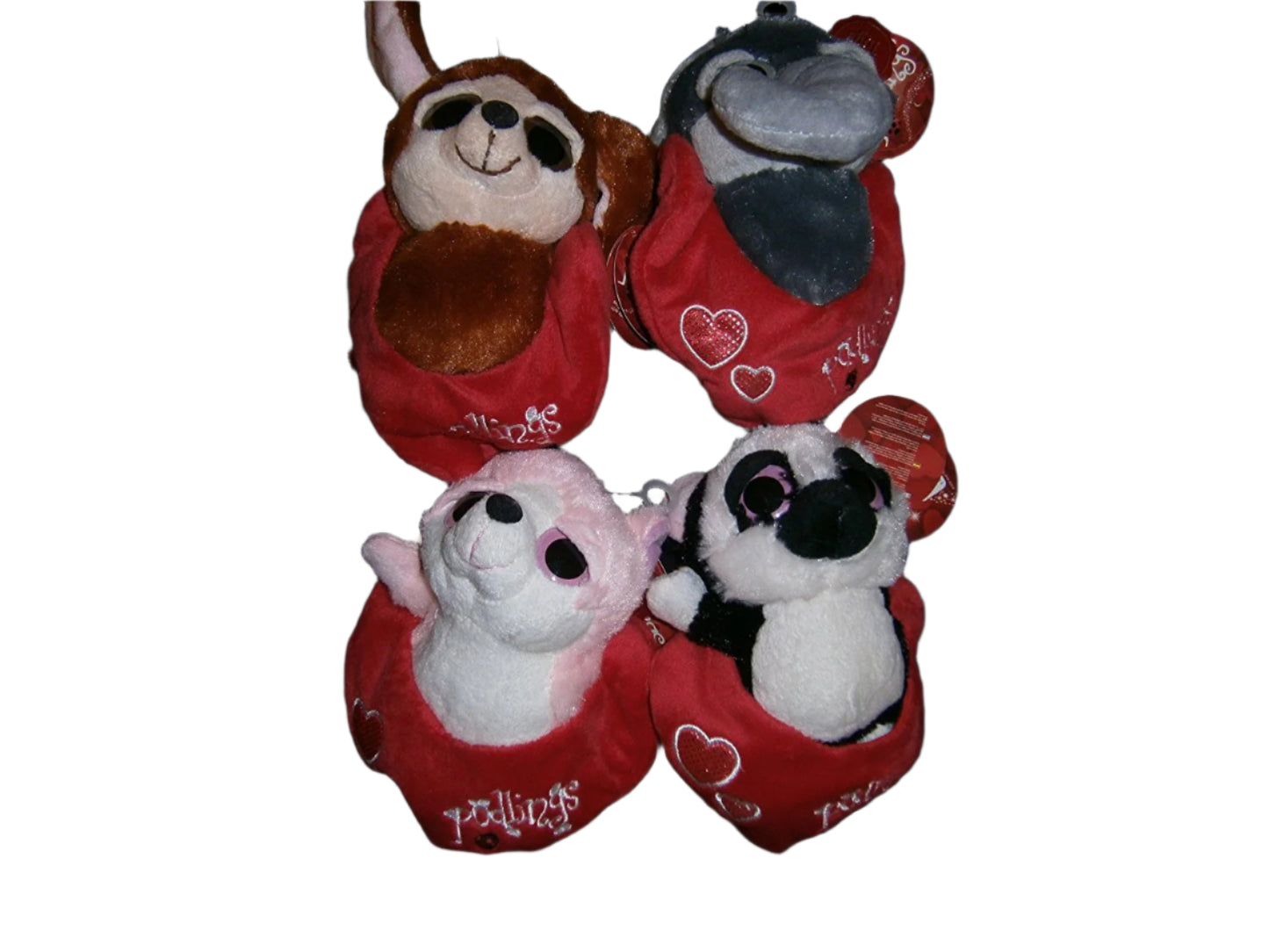 keel toys 18cm podlings 4 assorted one supplied at random with hearts on pouch - hanrattycraftsgifts.co.uk