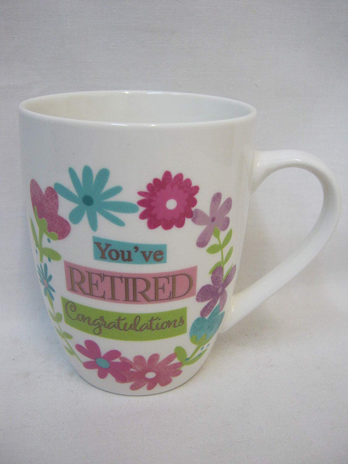 New BGT Tea Coffee Mug You've Retired Congratulations XQ059 - hanrattycraftsgifts.co.uk
