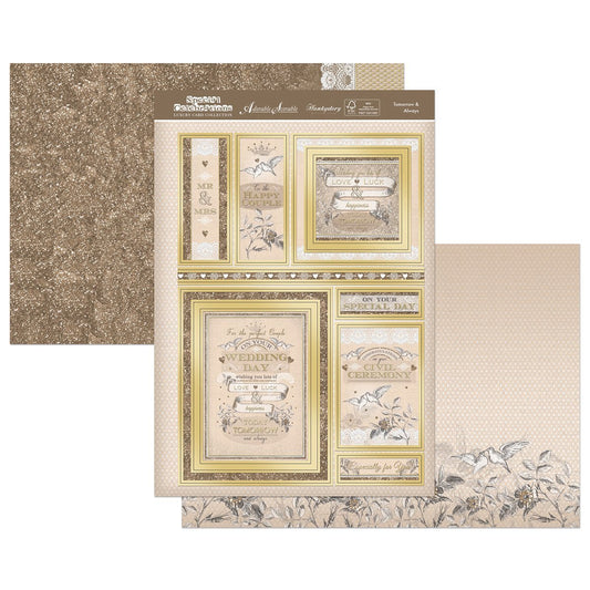 Hunkydory Crafts Hunkydory Celebrations A4 Topper Set-Tomorrow and Always, Other, Multicoloured - hanrattycraftsgifts.co.uk