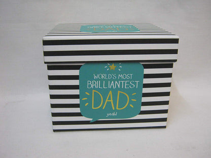 Gift Zone Mug"World's Brilliantest Dad Yeah" GW005 Gift Boxed - hanrattycraftsgifts.co.uk