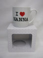 New Celebrations I Love Nanna Mug Red Heart 61761 - hanrattycraftsgifts.co.uk
