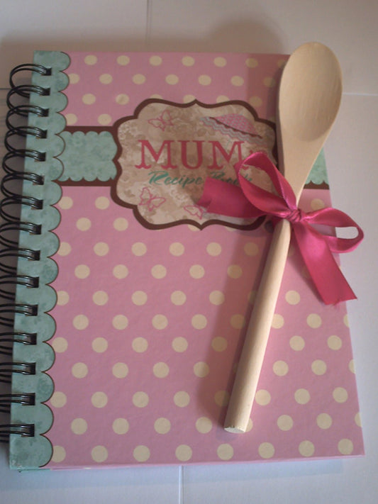 Mother's Day Gift Mum's Recipe Book - hanrattycraftsgifts.co.uk