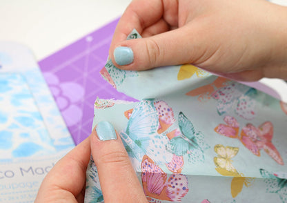 Trimcraft Deco Mache Paper 10.25-inch x 1 4.75-inch Pink Gingham, Acrylic, Multicoloured, 3-Piece - hanrattycraftsgifts.co.uk
