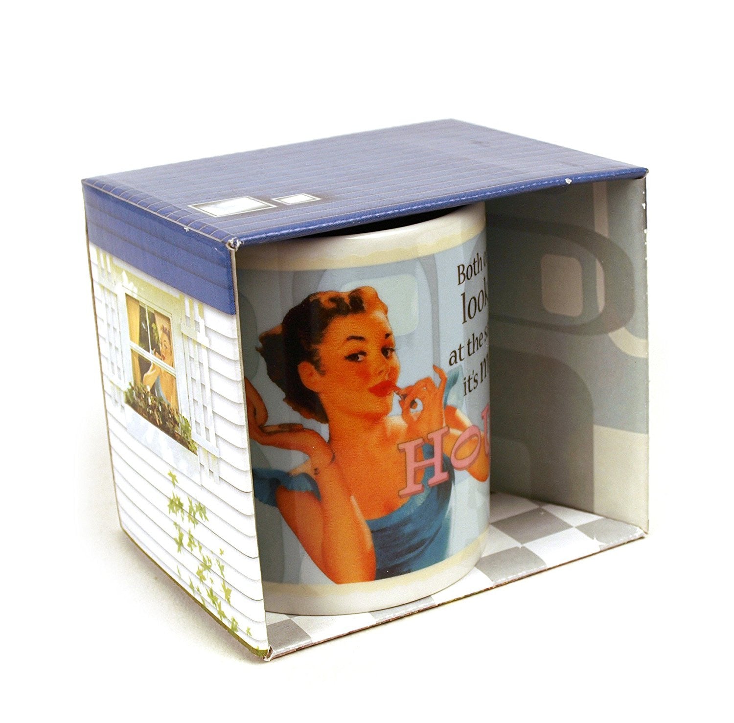 Fun Retro Style Mug House Design - hanrattycraftsgifts.co.uk