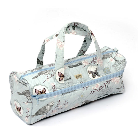 HobbyGift HGKB/111 | Premium Knitting Bag Birdsong Blue - hanrattycraftsgifts.co.uk