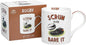 lesser and pavey LP93570 Ceramic Mug, Rugby Motif, 1 Piece, 10ml, Multicolor