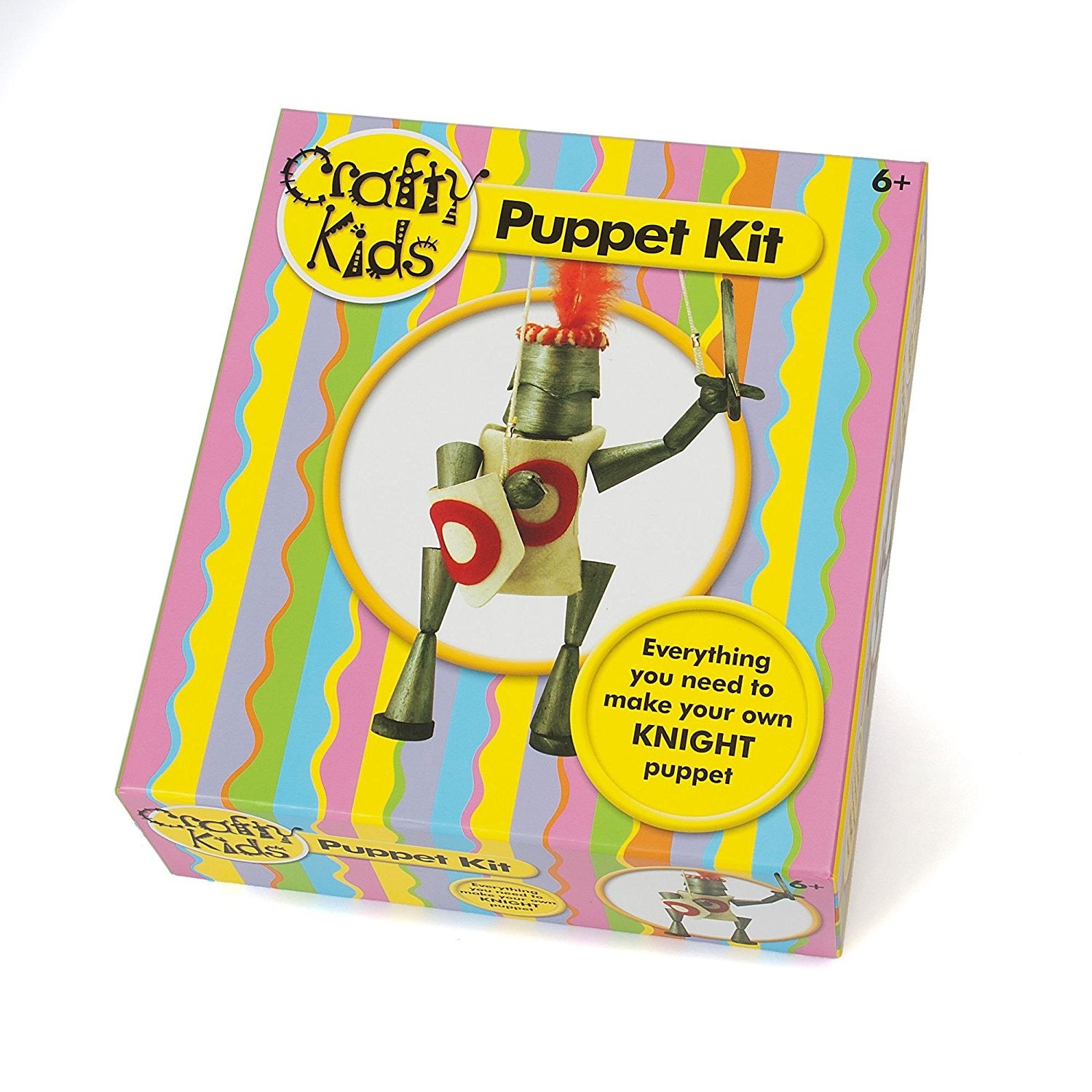 Paul Lamond Games Crafty Kids - Knight Puppet Kit - hanrattycraftsgifts.co.uk