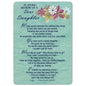 Xpress Yourself Loving Memory Graveside Memorial Card & Holder 5.75 X 4" Relations Friends Etc - Dear Daughter 35013 - hanrattycraftsgifts.co.uk