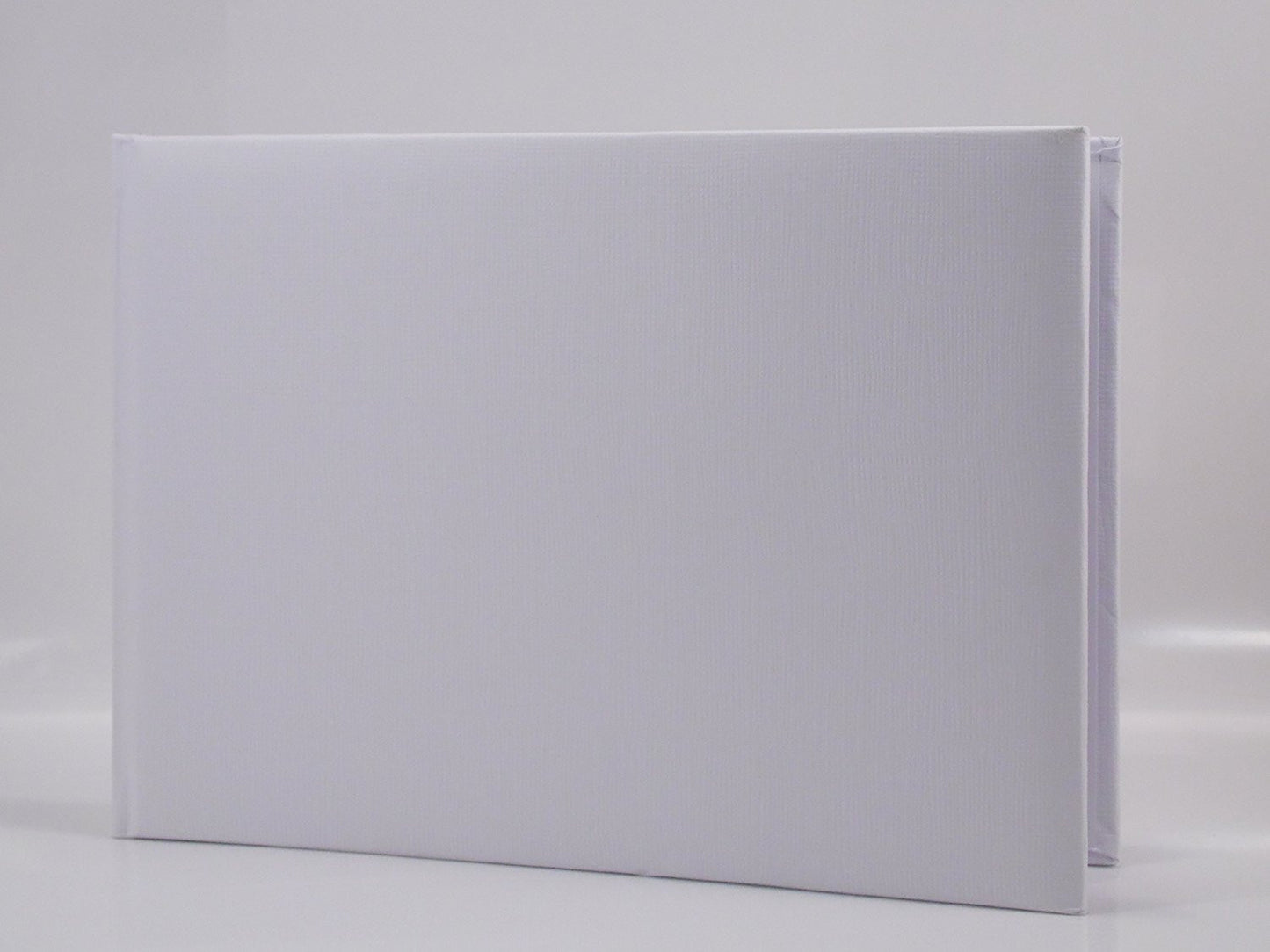 CLUB GREEN Guest Book In PVC Box, White, 245 x 170 mm - hanrattycraftsgifts.co.uk