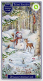 Tom Smith - Christmas Cards | Card set in box | Designed in the UK | Greeting Cards for Friends & Family - Snowman