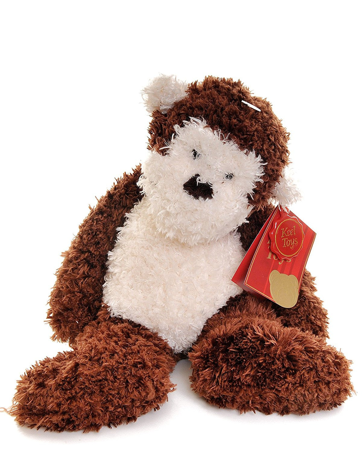Keel Floppy Pets Cream and Brown Monkey so very soft new design - hanrattycraftsgifts.co.uk