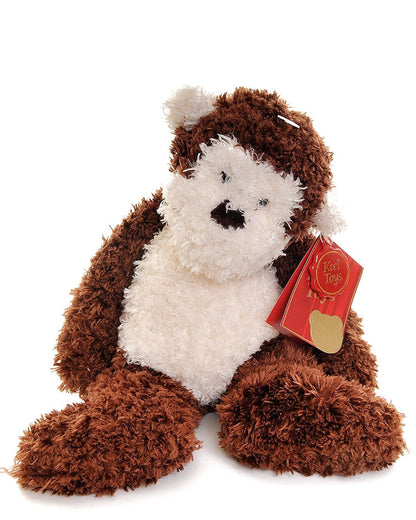Keel Floppy Pets Cream and Brown Monkey so very soft new design - hanrattycraftsgifts.co.uk