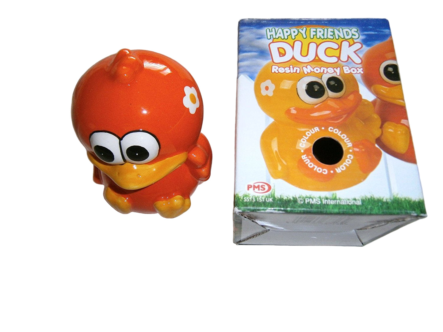 happy friends duck resin novelty money box - hanrattycraftsgifts.co.uk