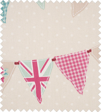 Hobby Gift HGL/234 | Bunting Print Large Sewing Basket | 24x31½x19½cm - hanrattycraftsgifts.co.uk
