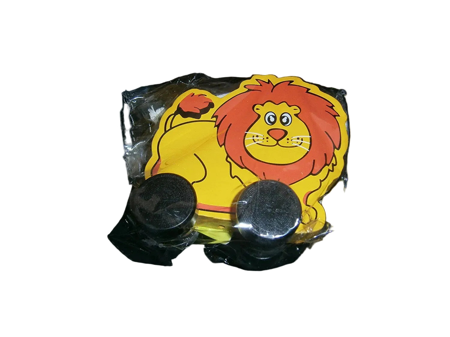 pull-along animal grey ellephantor yellow lion one supplied please state your prefference - hanrattycraftsgifts.co.uk