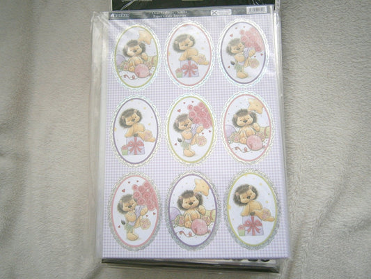 oval scallops-simba papercraft toppers - hanrattycraftsgifts.co.uk