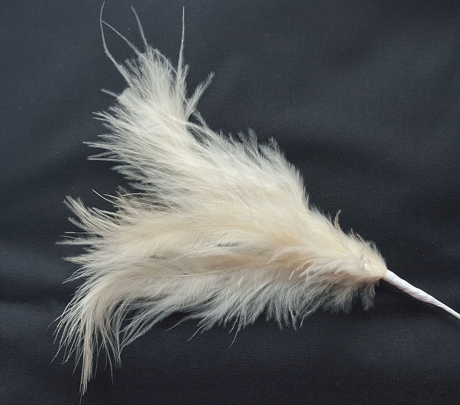 Ivory 3 Feathers Spray - hanrattycraftsgifts.co.uk