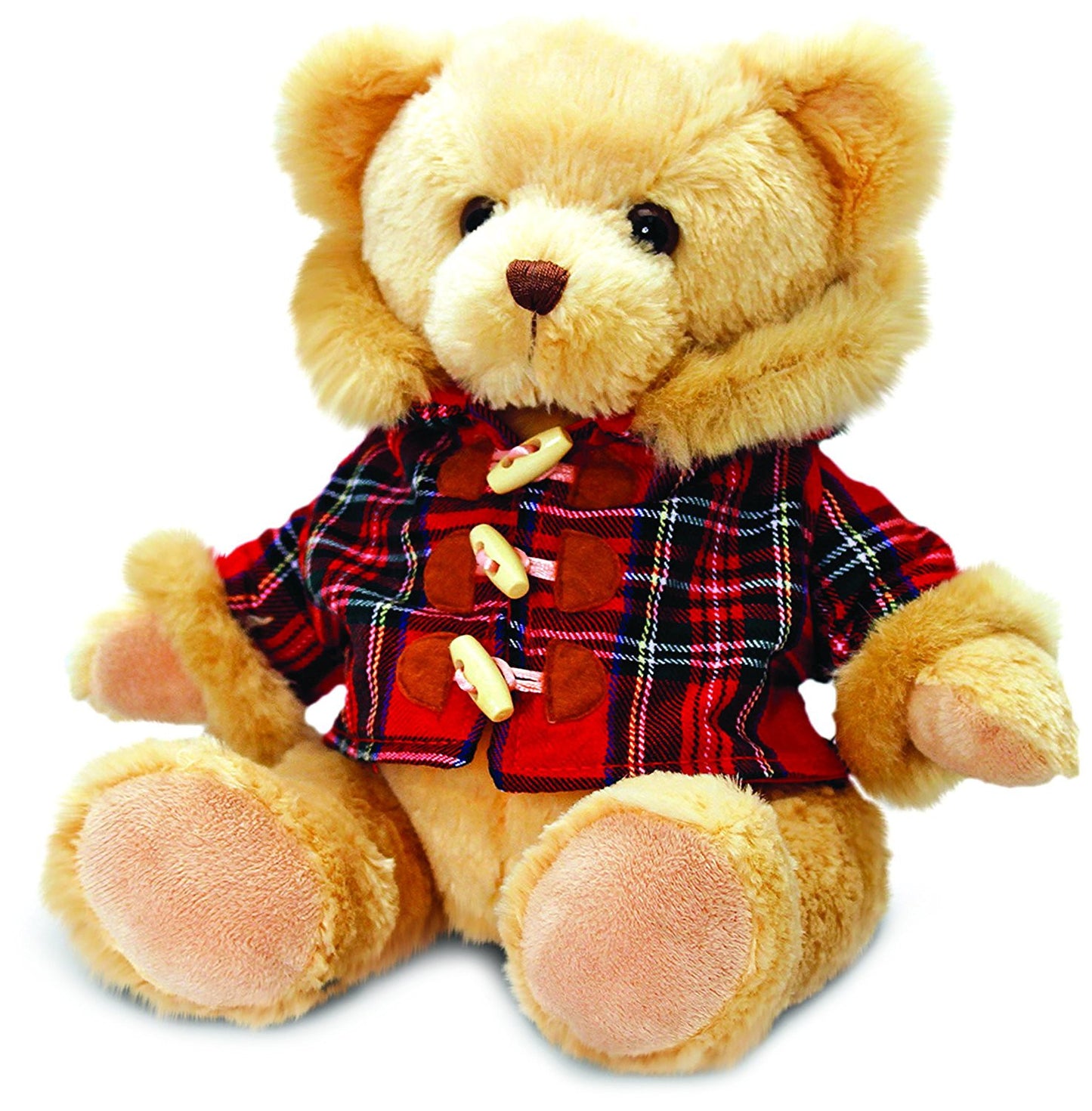 Keel Toys 25 cm Hamish Bear with Tartan Coat - hanrattycraftsgifts.co.uk