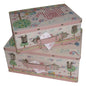 Pink Baby Girl / Child's Set of 2 Nursery Storage Decorative Cases - hanrattycraftsgifts.co.uk