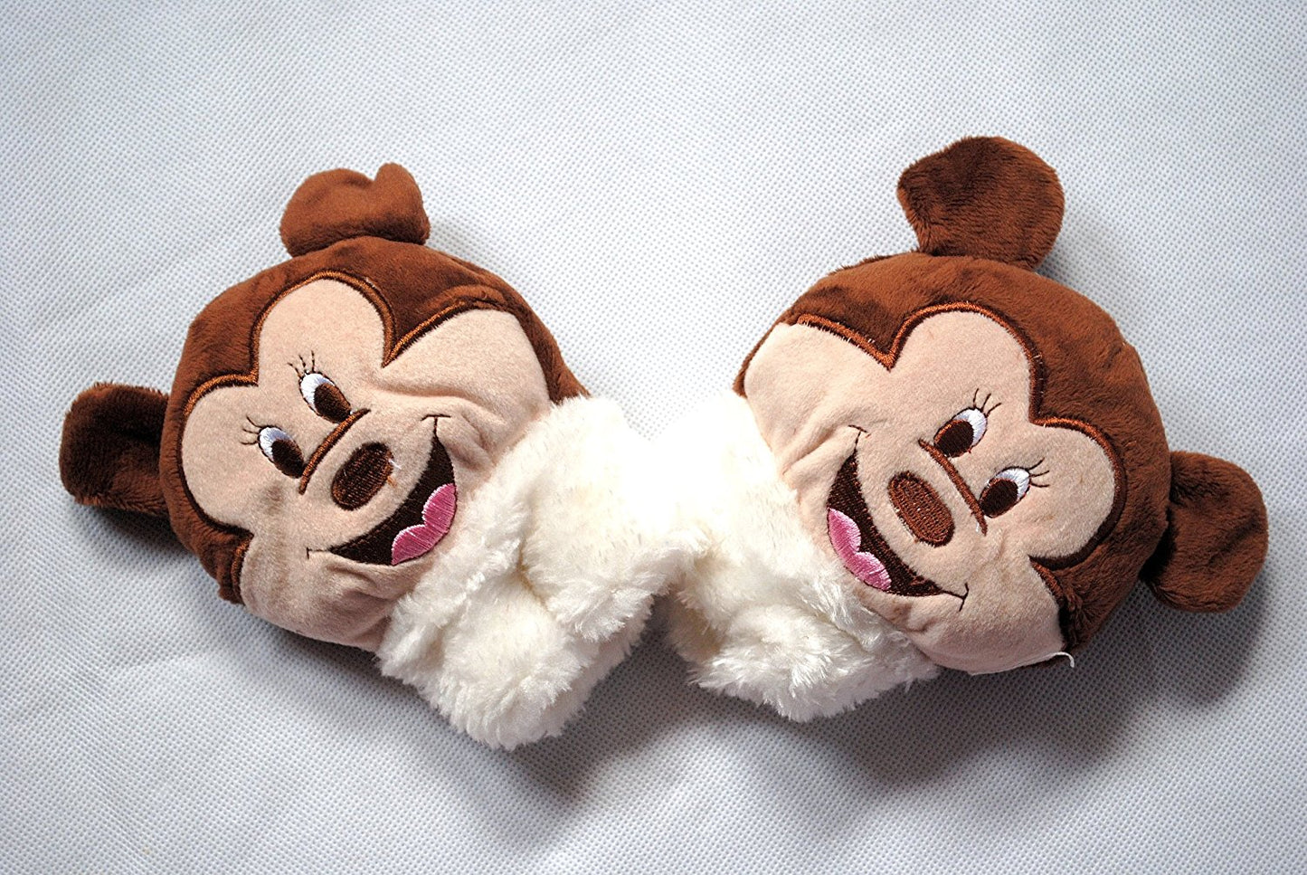 Cute Kids Soft Fleecey Warm Fingerless Animal Gloves - Teddy Bear, Dog, Bunny Rabbit, Mouse, Cat - hanrattycraftsgifts.co.uk
