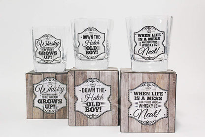 Gents quarts New Men's Whiskey Spirits Glass – 3 Designs - hanrattycraftsgifts.co.uk