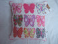 White Patchwork Butterflies Decorative Cushion - Shabby Chic Style - hanrattycraftsgifts.co.uk