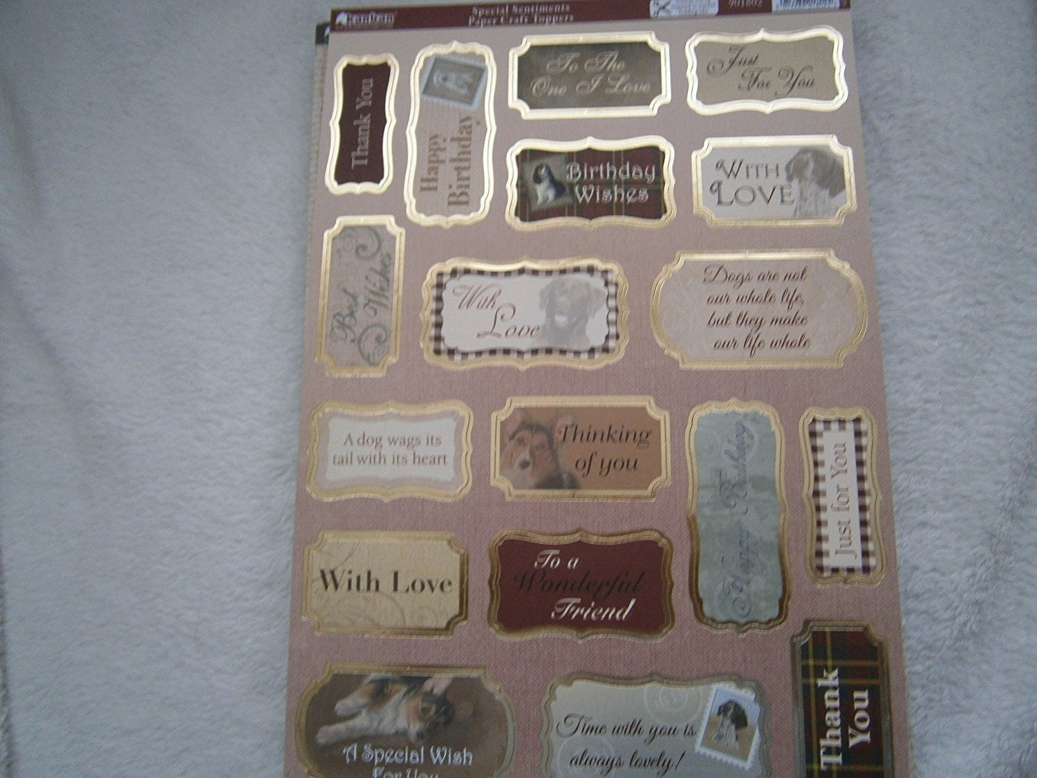 special sentiments paper craft toppers - hanrattycraftsgifts.co.uk