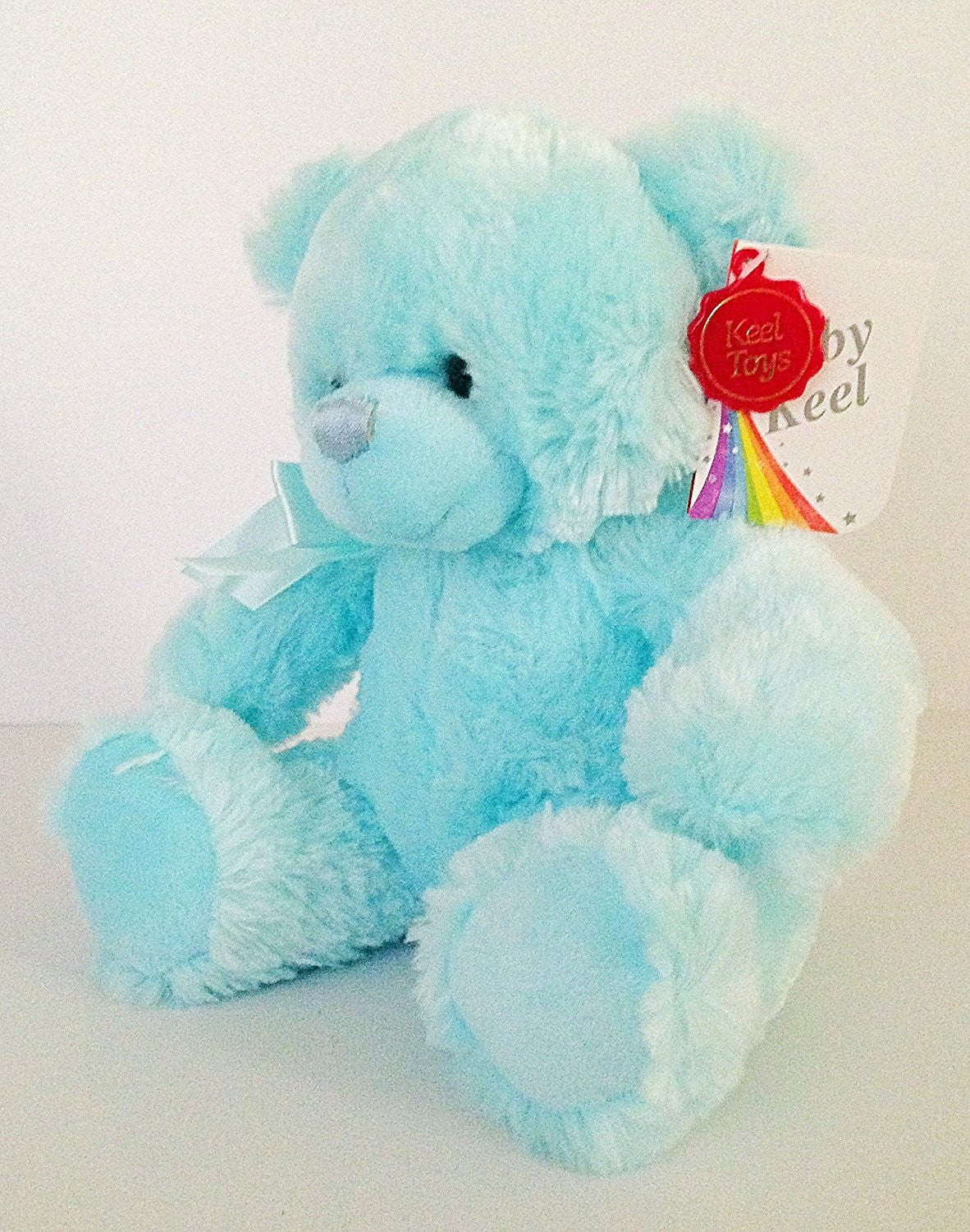 Keel Toys Nursery Goodnight Bear Soft Toy - 25cm Blue - hanrattycraftsgifts.co.uk