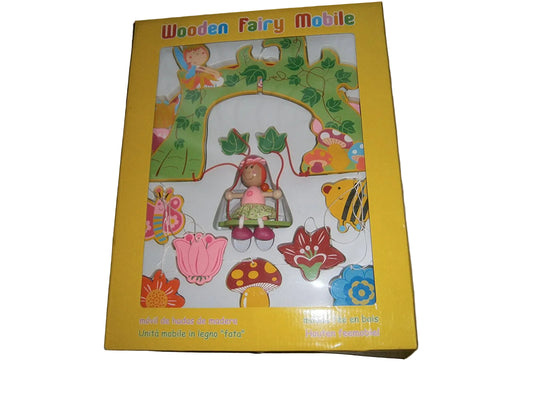 wooden fairy mobile - hanrattycraftsgifts.co.uk