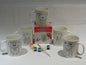 Children's Paint your own Animal Mug Cup Paint Filler Brush Christmas Stocking - hanrattycraftsgifts.co.uk