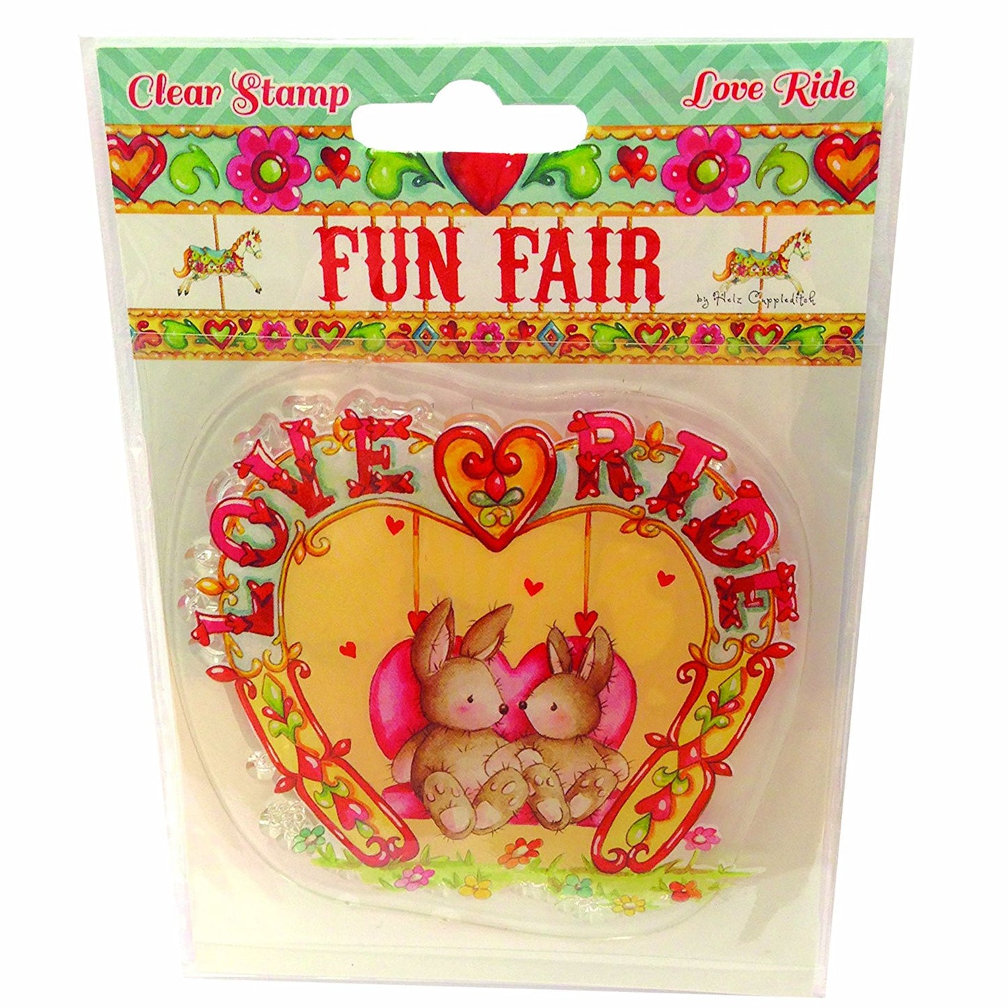 Helz Cuppleditch Love Ride Clear Stamp, Clear - hanrattycraftsgifts.co.uk