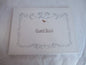 White and Silver Wedding Guest Book with Love Heart Motif - 40 Double Sided Pages - hanrattycraftsgifts.co.uk